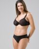 Lust 14095 spacer balconette 24093 brazilian brief black side