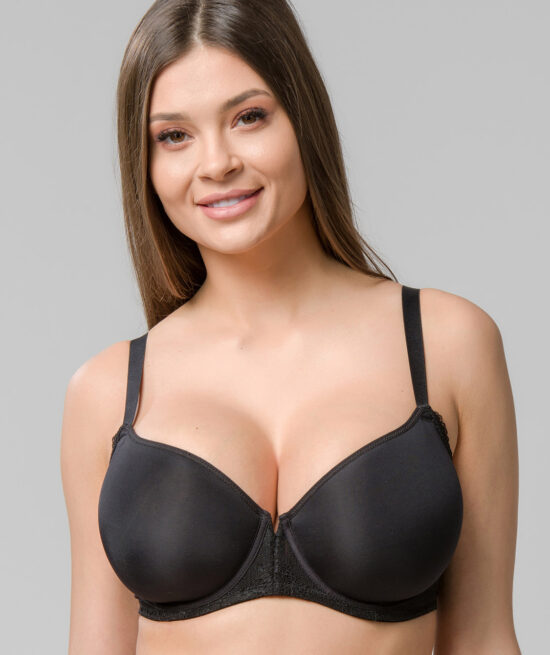 Perfect fit spacer balconette 14103 & brazilian 24102 black frontclose cut