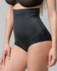Sculpt highwaist brief 39cm 25123 & Lust underwired balconette 14096 black sideclose cut