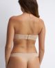 Secret Sense 11062 low cut strapless & 2104 laser cut string beige back