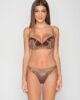 Tattoo 14231 molded balconette 24232 brazilian brief brown front slip