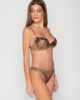 Tattoo 14231 molded balconette 24232 brazilian brief brown side