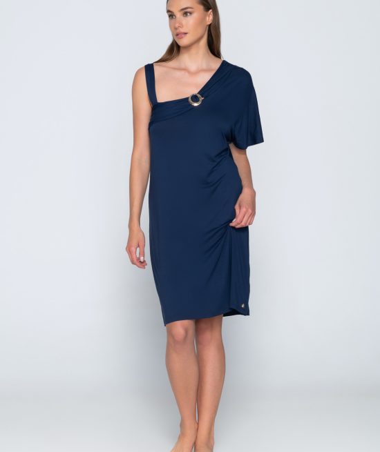 Callista 94081 dress blue front