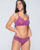 Everywear 15102 top with remocable cups &25103 culotte purple side