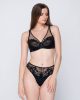 Pandora 15301 underwired balconette & 25301 brazilian black front