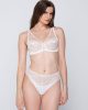 Pandora 15301 underwired balconette & 25301 brazilian white front