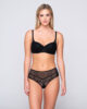 Pearl 16502 balconette & 26502 hipster black front