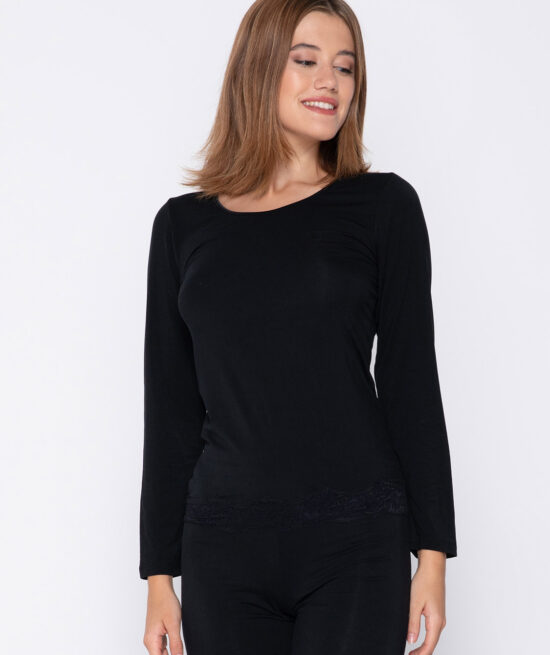 Micro Touch maglia a maniche lunghe