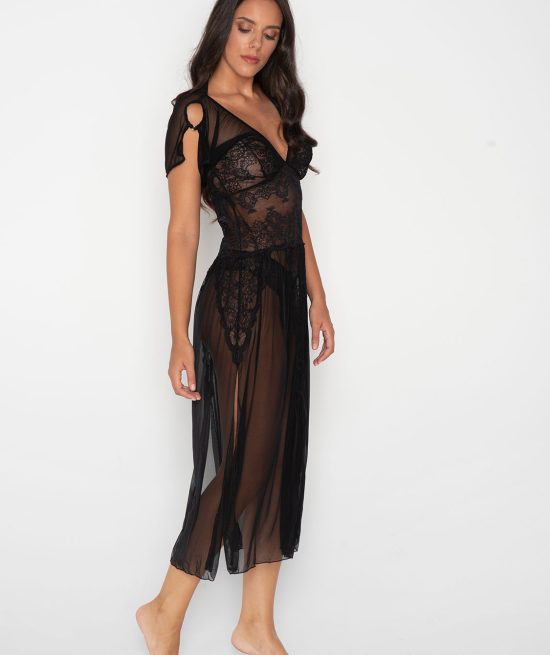 Kiss 84212 nightdress black side