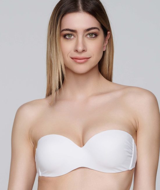 Blue Sense 92053 strapless white close