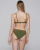 Blue Sense 92062 unpadded ruched balconette & 92064 ruched bottom olive back