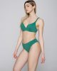 Callista 94071 balconette with molded cup & 94075 ruched bottom green side 2