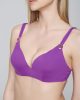Callista 94071 balconette with molded cup purple details
