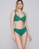 Callista 94072 unpadded big size balconette & 94076 ruched side bottom green front