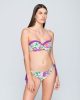 Granada 93960 strapless with molded cup & 93965 side tie bottom purple front