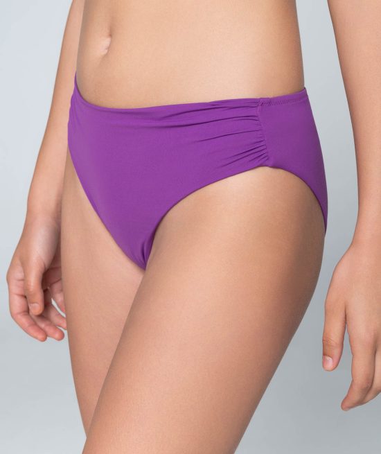 Granada 93966 ruched bottom 5cm purple details 2