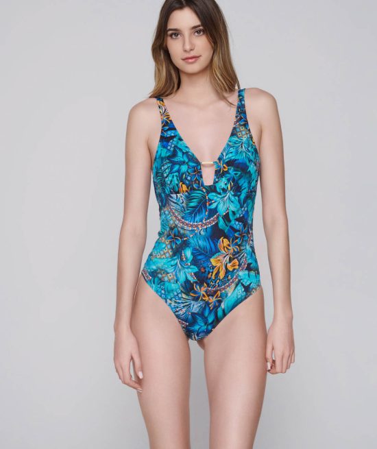 Jasmin 94007 swimsuit with molded triangle front