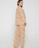 Inspired 7113 turtleneck body camel & 7131 blazer camel & 7133 wide leg pants camel back 2