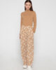 Inspired 7113 turtleneck body camel & 7133 wide leg pants camel front