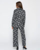 Inspired 7131 blazer black & 7133 wide leg pants black back