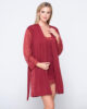 Micro Touch 84526 lace kimono red front