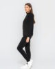 Sweetened 7001 hoodie black & 7004 sweatpants black side