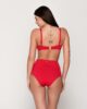 Arista 94223 unpadded big size balconette & 94227 high waist bottom red back