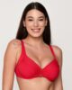 Arista 94223 unpadded big size balconette red close cut