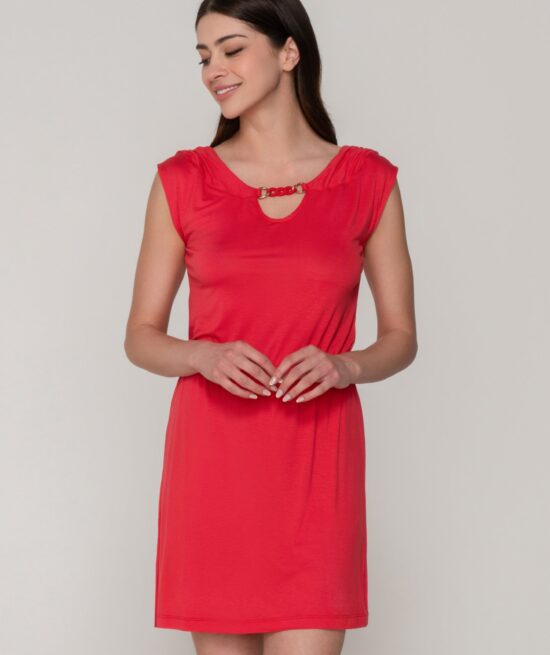 Arista 94229 mini dress red close cut