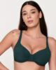 Blue Sense 91927 unpadded big size balconette pine green close cut