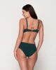 Blue Sense 91940 unpadded big size balconette & 91932 ruched side bottom pine green back