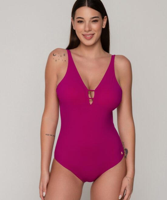Blue Sense 91942 swimsuit with cup ciclamino close cut