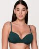 Blue Sense 92058 balconette with molded cup pine green close cut