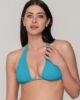 Blue Sense 92066 triangle removable cup & 92059 high leg bottom sapphire close cut