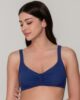 Blue Sense 92067 bralette curvy removable cup blue close cut