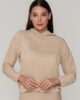 Charmed 8014 hoodie beige close cut