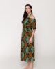 Emerald 94169 long dress unique side