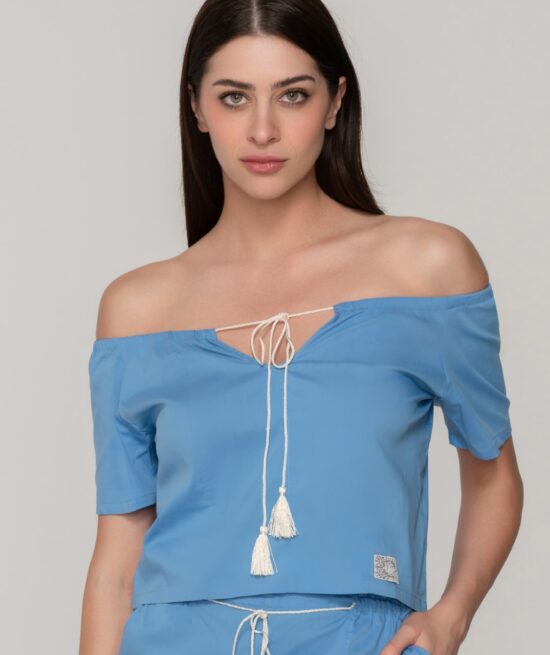 Grace 91210 top blue close cut