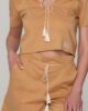 Grace 91211 shorts beige detail
