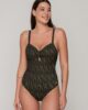 Metropolitan 94368 swimsuit underwired black close cut