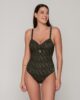 Metropolitan 94368 swimsuit underwired black front