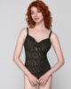 Metropolitan 94368 underwired swimsuit black close cut