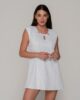 Metropolitan 94369 mini dress white front