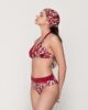 Nerida 94262 triangle with cup & 94266 high waist two sided bottom red side