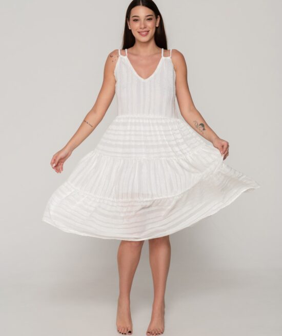 Praise 91253 long dress ivory close cut