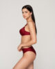 Gold 94650 push up & 94656 ruched bottom bordeaux detail1