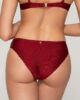 Gold 94656 ruched bottom bordeaux back