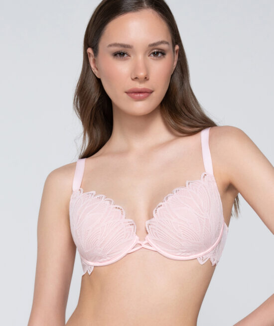 Sylvie push-up bra for plus sizes D/E