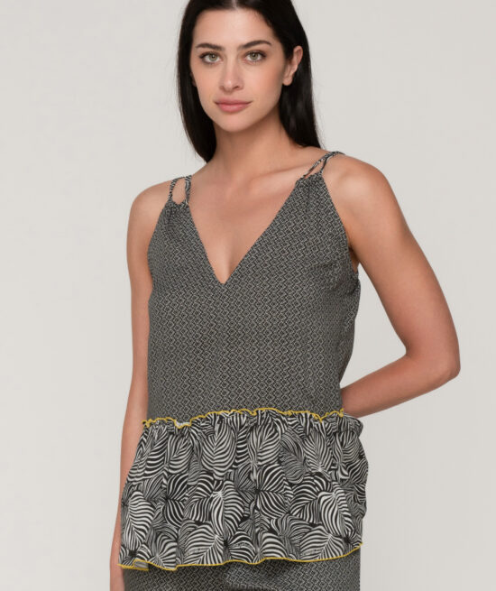 Zebra 94460 top & 94461 pants unique front