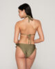 Gold 94652 triangle with removable cup & 94655 side tie bottom green back